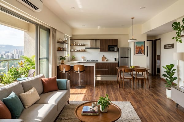 Modern 2BHK Flat, Koregaon Park